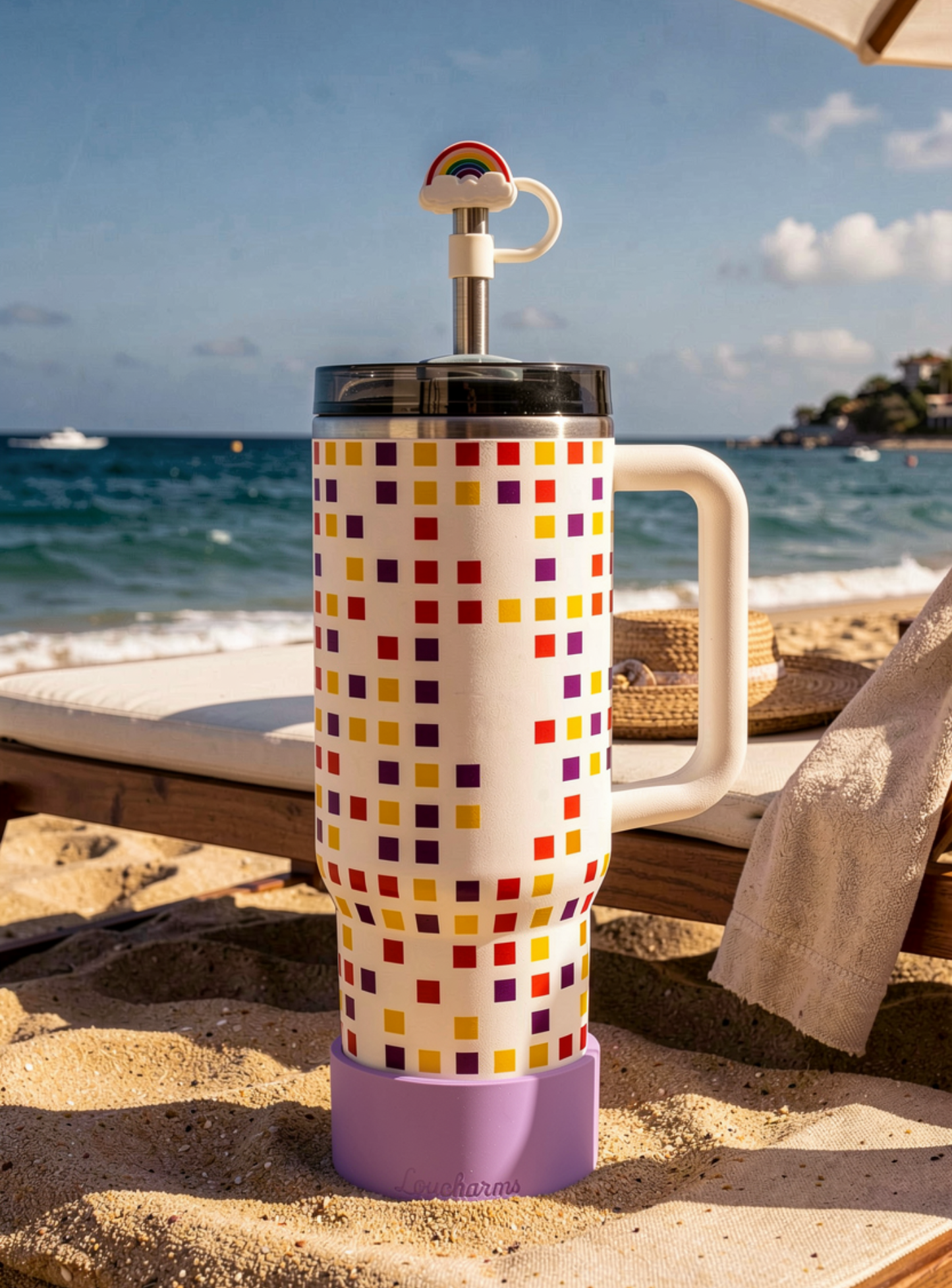 Mor Logolu Termos Tabanı